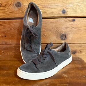 Frye Ivy Low Lace Gray Suede sneakers Mens 7.5